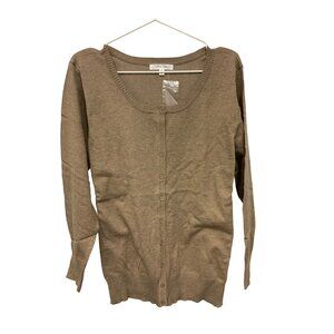 Active USA Heather Taupe Cardigan